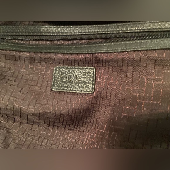 Cole Haan Black Pebble Leather Hobo Satchel Bag - Picture 10 of 13